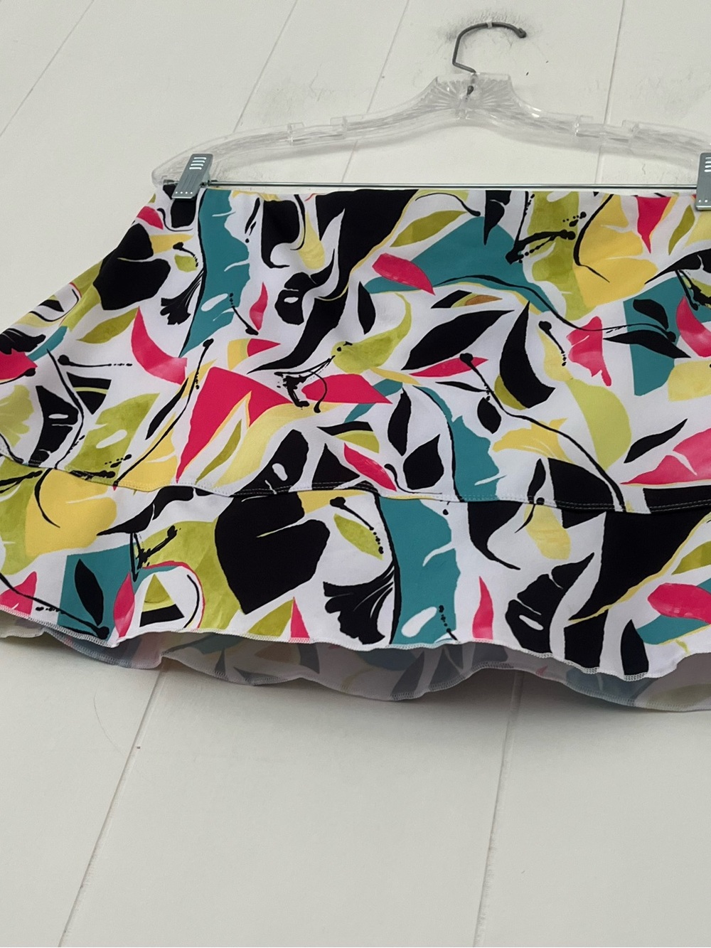 Sofibella 14” Colorful Abstract UPF 50 Tennis Running Skirt Skort Size XL - Picture 10 of 12